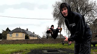 Trying To Backflip On Worlds Smallest Trampoline
