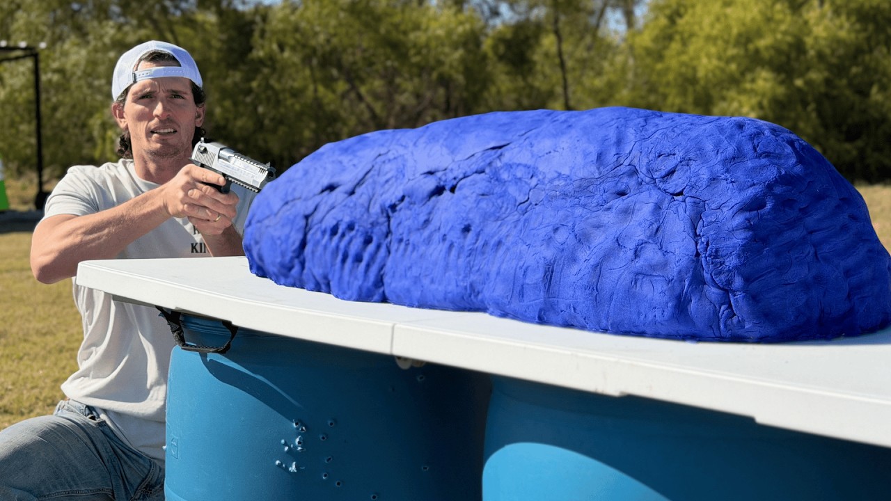 Насколько пуленепробиваемым является пластилин?