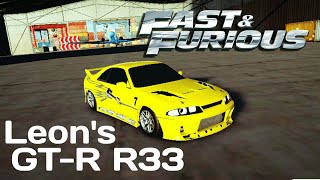 Leon's GT-R R33 -The Fast And The Furious - Carx Drift Racing # 14 Resimi