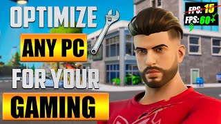 🔧 How To Optimize A Low End PC For Gaming/Editing | How to Optimize Windows 10 For GAMING IN 2023