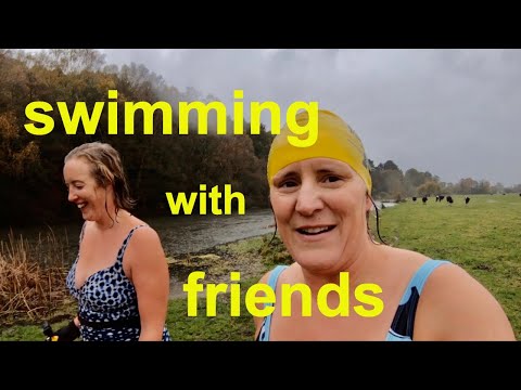 outdoor swimming with friends in November 19 (Test Marshes/Castle Hill)