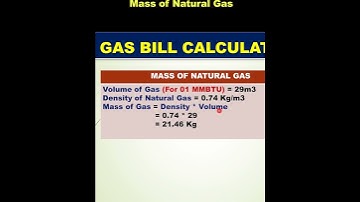 829. Mass of Natural Gas for 01 MMBTU|How Can I Calculate the mass of Sui Gas