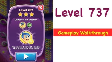 Inside Out Thought Bubbles - Level 737 - Tips and Strategy Gameplay Walkthrough No Boosters