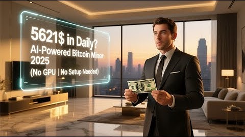 5621$ in Daily? AI-Powered Bitcoin Miner 2025 (No GPU | No Setup Needed)