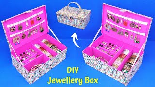 Bangle Box making at home using waste Shoebox/Best out of waste/DIY Jewellery Box