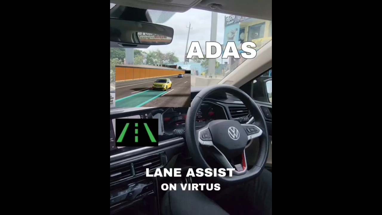 ADAS on Volkswagen Virtus | Adaptive Lane Guidance (Lane Assist)