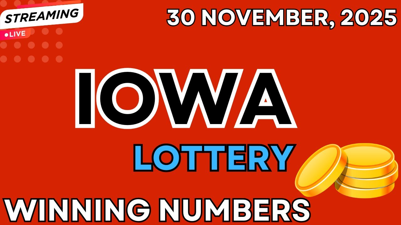 Iowa Midday Lottery Results For - 30 Nov, 2025 - Pick 3 - Pick 4 - Powerball - Mega Millions