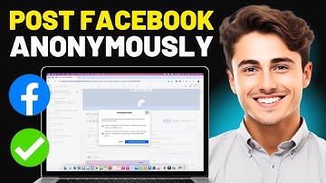 How to Post Anonymously on Facebook (EASY)