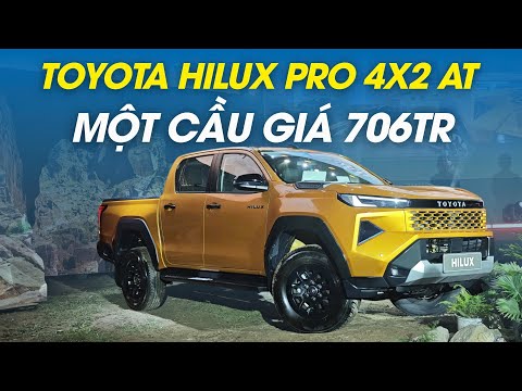 Video Toyota Hilux Pro 4x2 AT một cầu 706 triệu: Rẻ bất ngờ! |Autodaily.vn - youtube