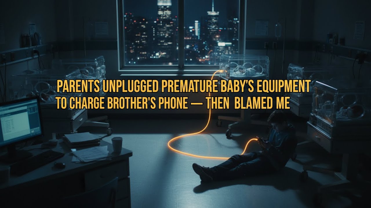 PARENTS UNPLUGGED PREMATURE BABY’S EQUIPMENT TO CHARGE BROTHER’S PHONE — THEN BLAMED ME.
