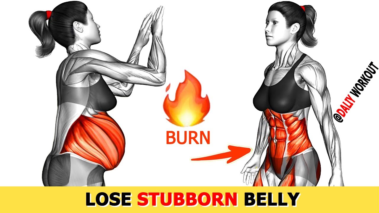 BEST 15 Minute Standing Workout To Lose Stubborn Belly Fat YouTube
