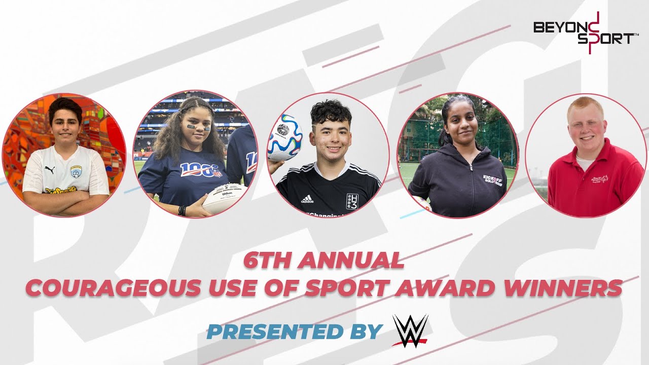 Introducing the 2022 Courageous Use of Sport Award Winners presented by