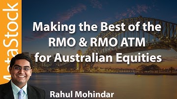 Making the Best of the RMO ATM for Australian Equities