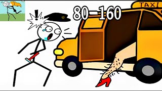 Find love Game play(WEEGOON) ALL Levels 80-160 -Funny stickman Love puzzle game screenshot 2