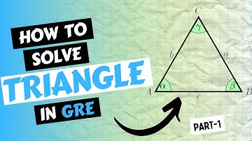 How to Solve Triangle in GRE | Triangle GRE | Geometry GRE | GRE Preparation for Beginners 2022