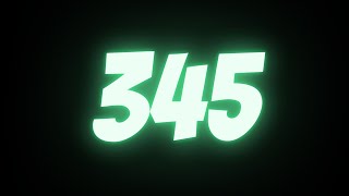 [3:45] 345 Seconds Countdown with Every Second Beeps | 345s Time Alarm Loud Noise When Ends 1080p
