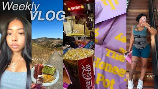 VLOG| COOKING MOTHERS DAY DINNER, SOLO DATE, AT HOME AB WORKOUT, PHOTO PRINTER & MORE
