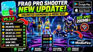 FRAG Pro Shooter MOD Menu v5.2.0 New! 2026 (Unlimited Diamonds, All Skins & Characters Unlocked) screenshot 5