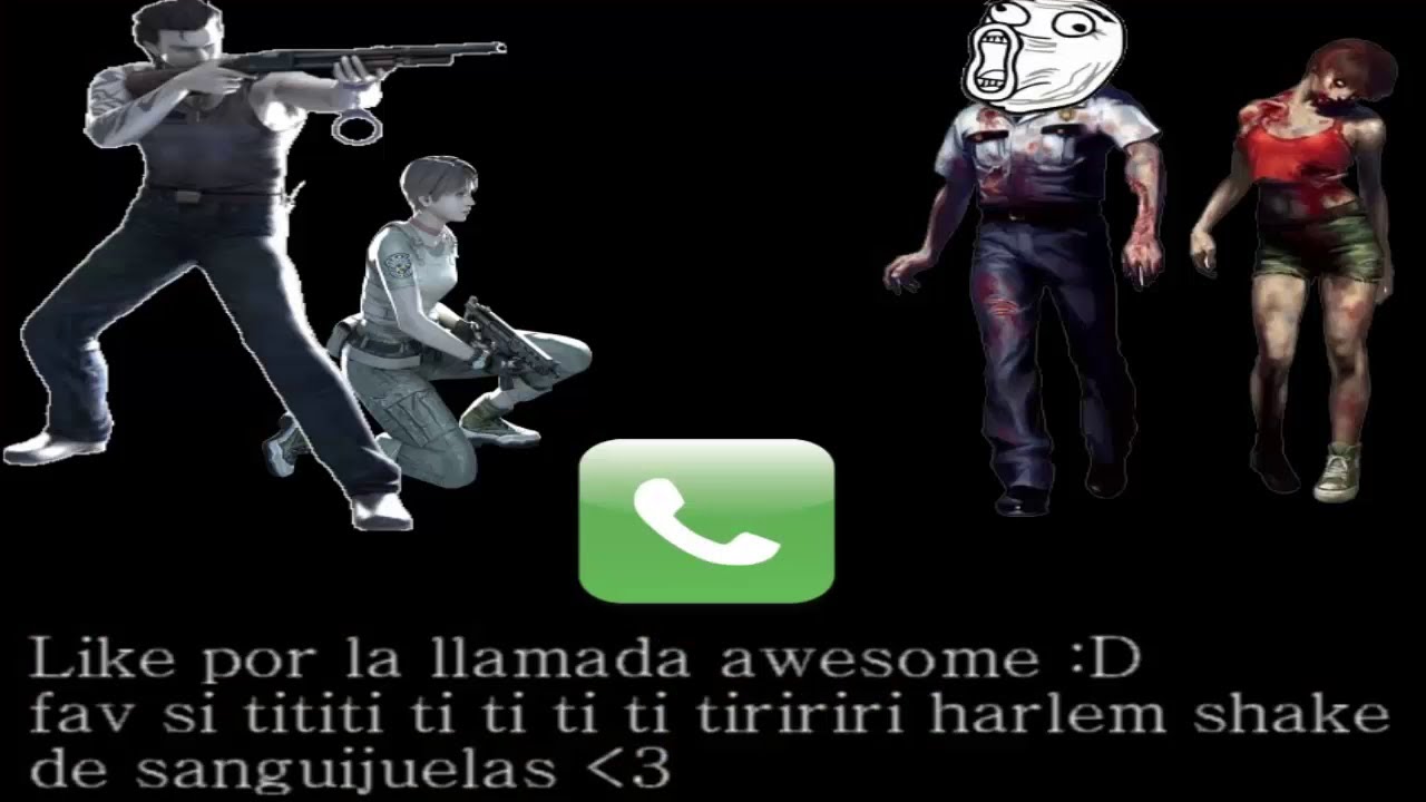 Resident Evil The Umbrella Chronicles Trollefono Harlem Shake y patada Carapollen