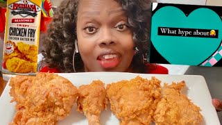 Louisiana Spicy Crispy Chicken Fry Batter/How To Make/#juicyfriedchicken  #louisianafriedchicken 