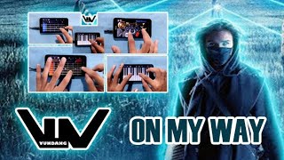 ON MY WAY- Alan Walker, Sabrina Carpenter & Farruko (Walk Band&Real Drum Cover by Vundang)