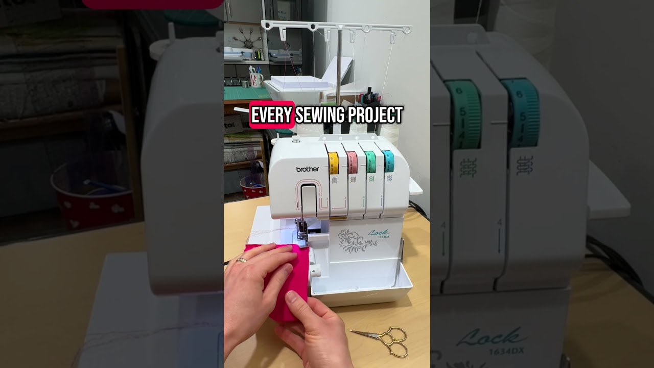 Tired of rethreading your serger to match every sewing project? 