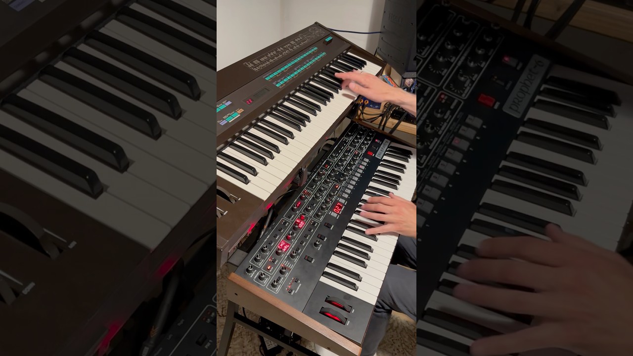 Africa - TOTO - Brass and Marimba intro, DX7, Prophet 6