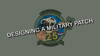 Designing a military patch
