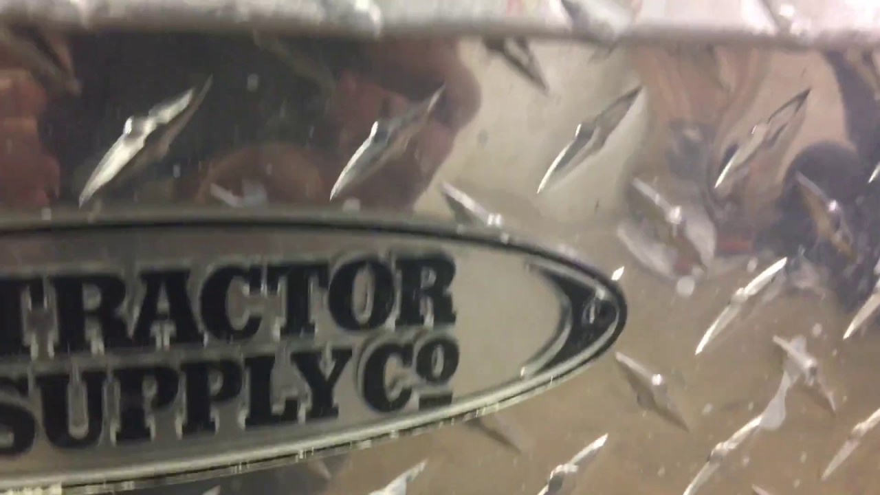 Bed lining my tool box - YouTube