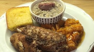 OLD SCHOOL BAKED TURKEY WINGS/OLD SCHOOL BLACKEYED PEAS(MY SOCIAL MEDIA ANNIVERSARY FAVORITES DAY 3)