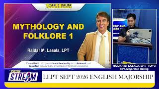 Mythology and Folklore 1 with Raidar Lasala, LPT, Top 3.