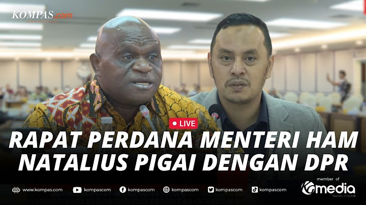 🔴LIVE - Rapat Perdana Menteri HAM Natalius Pigai bersama Komisi Baru DPR Bahas Urusan HAM & Papua