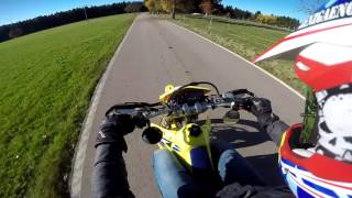 Suzuki Drz 400 Sm Leovince X3 First Ride Raw