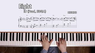 Download Lagu IU (Prod. SUGA) - Eight (에잇) 피아노 악보 MP3