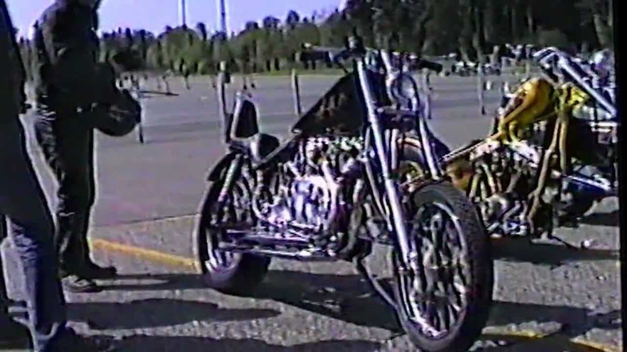 Vårträning för MC-förare från Twin Club, 1987