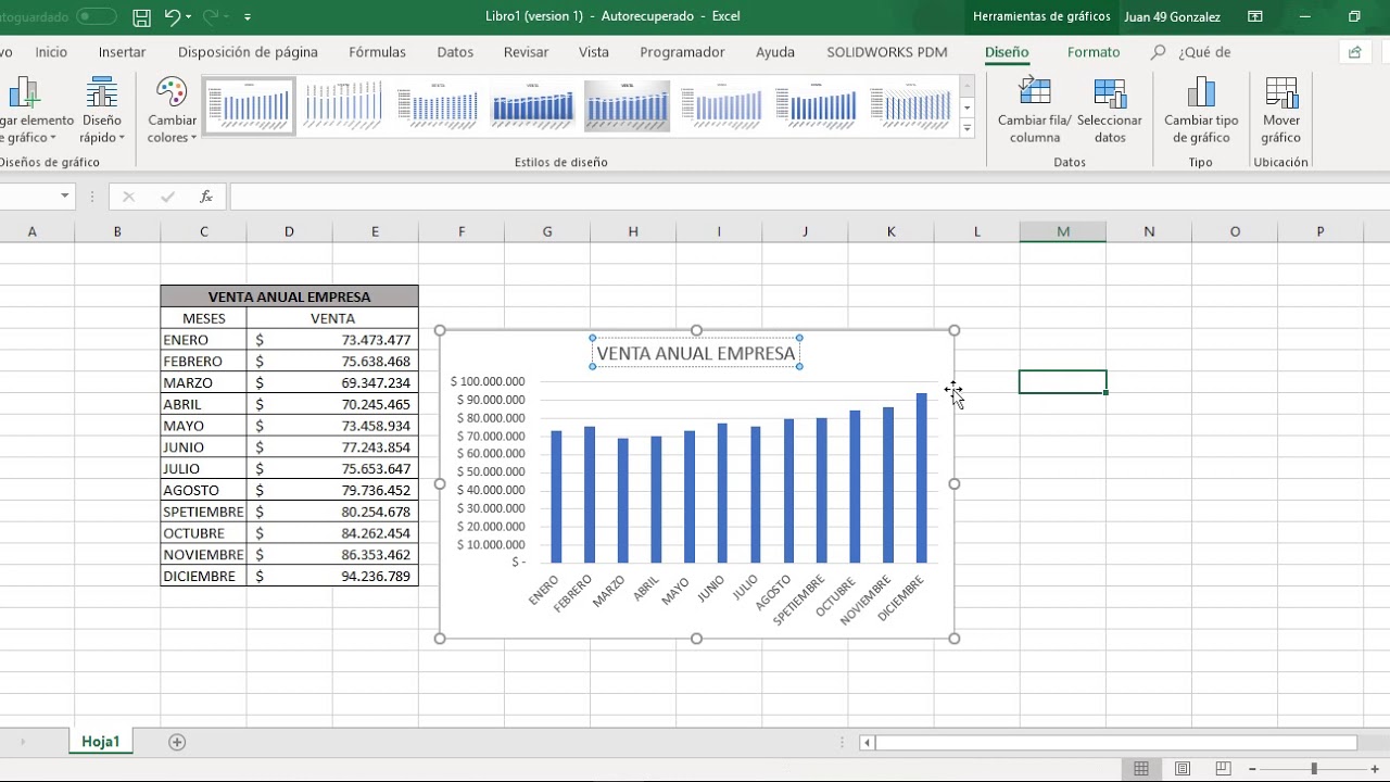 Como Hacer Gráficos En Excel 2019