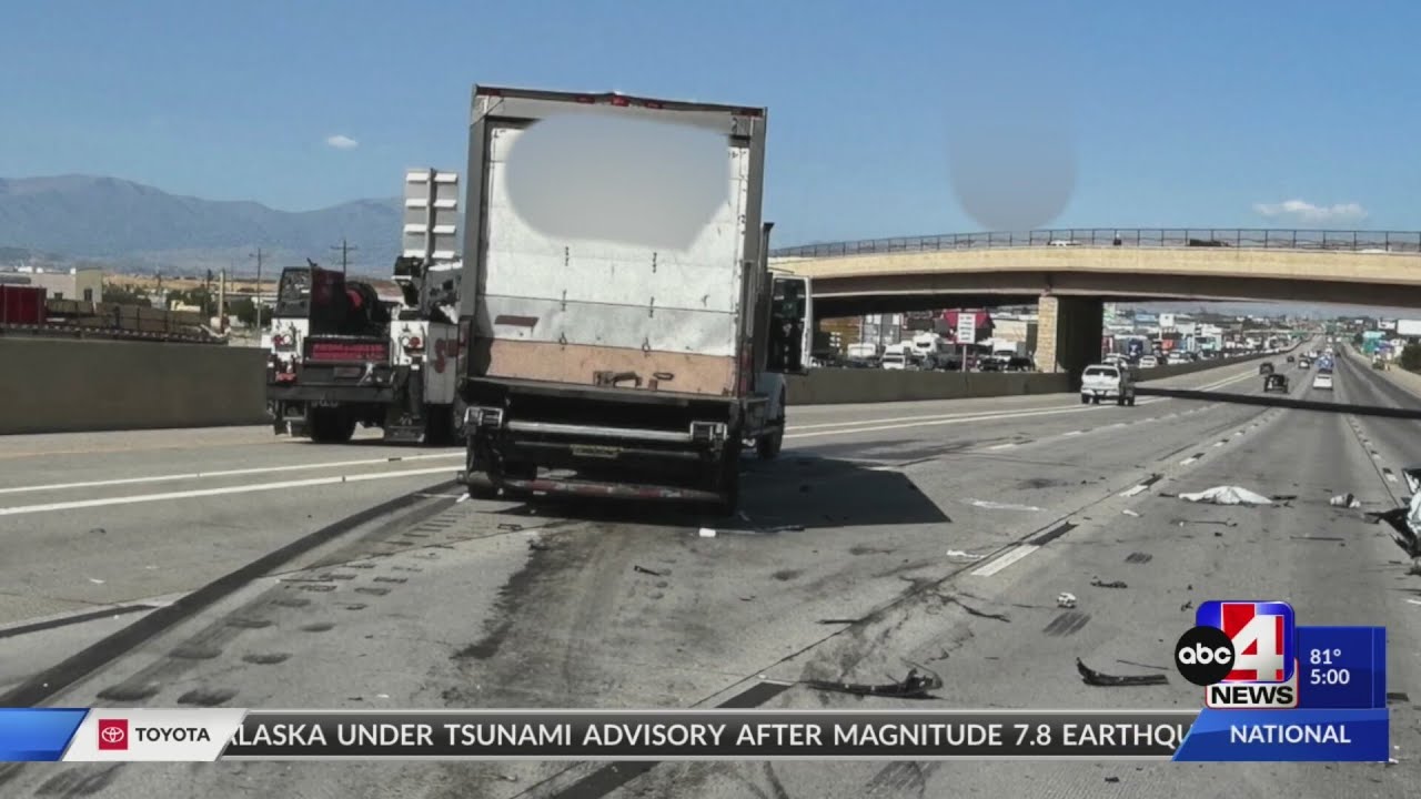 Two young girls found in refrigerated trailer involved in critical injury crash in Lindon