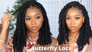 DISTRESSED BUTTERFLY LOCS TUTORIAL 🦋 (NEW METHOD) | Protective Style | Janet Collection Nala Tress screenshot 2