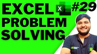 Excel Problem Solving 29 | Interview Questions Analytics | Ashutosh Kumar
