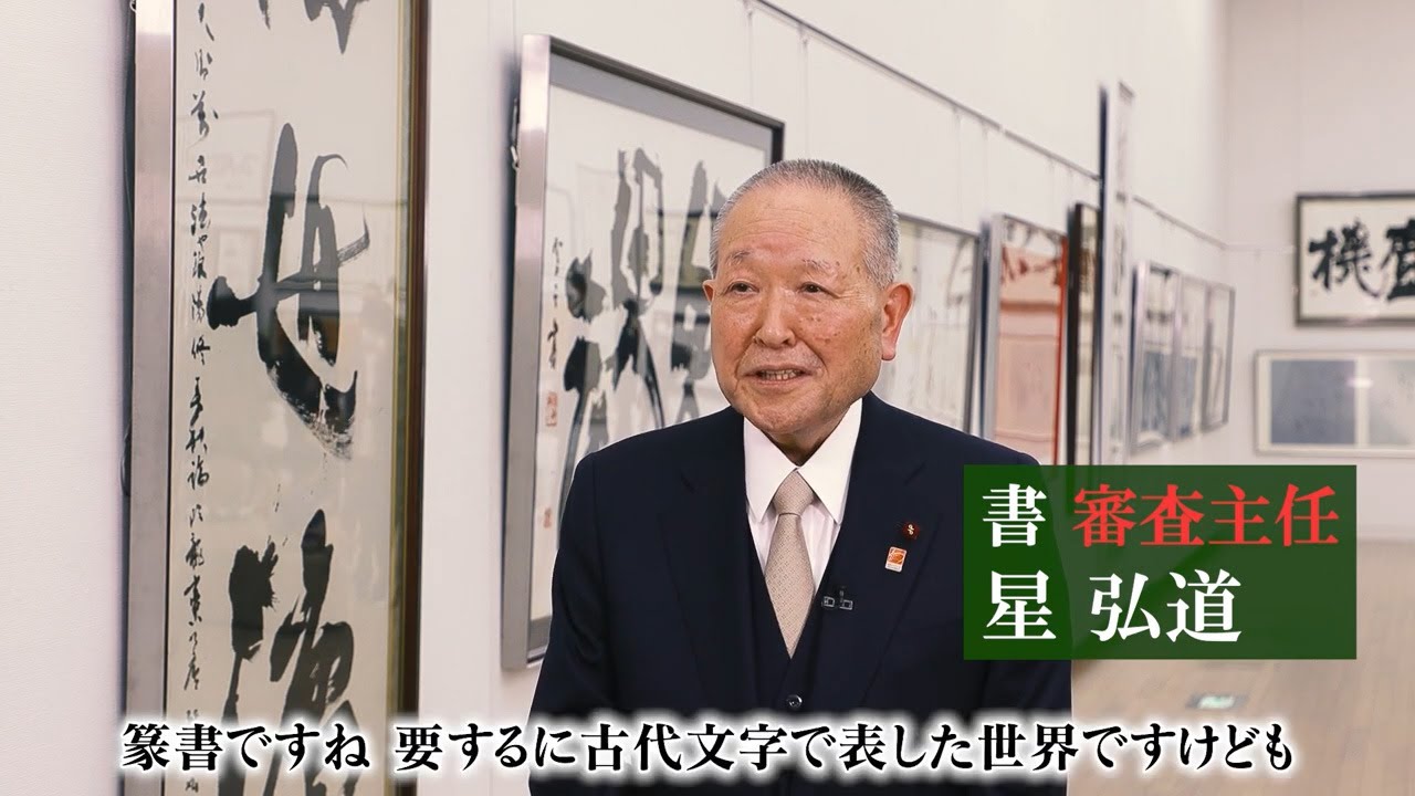 第9回日展】第5科 書 受賞作品・特選作品解説 - YouTube