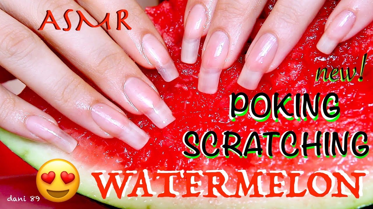 FINALLY new WATERMELON vid 🍉 crunching 🍉 scratching 🍉 poking 🍉 🎧 INTENSE ASMR ✶ WETLY SATISFYING! 😍