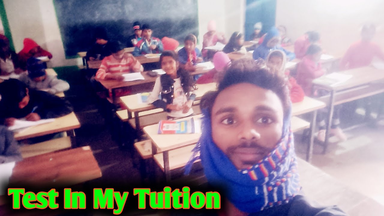 Village Tuition Test Vlog With My Students || 