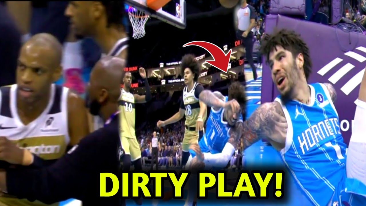 🏀 DIRTY PLAY?! 😡 Kyshawn George SHOVES LaMelo Ball! (Fight) 