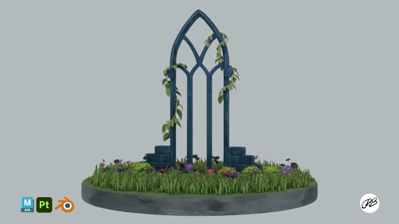 Mini 3D Environment | Gothic Architectural Window