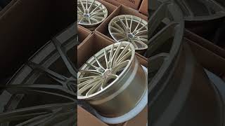 Custom Forged Wheels for BMW G87 M2 with a 19-inch front and 20-inch rear setup, finished in Matte