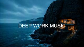Deep Work Focus Music ❄️ Mountain Ambient & Ocean Waves