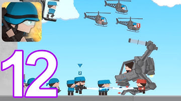 Clone Armies - Walkthrough Gameplay Part 12 - 17 Level The Line (iOS, Android)