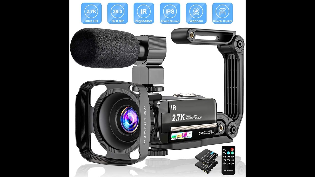 Amazon Aabeloy  2.7K Camcorder Ultra HD 36MP video quality test