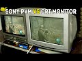 Старый ЭЛТ Монитор для ретро игр на консолях