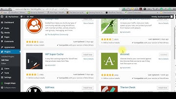 WordPress Tutorial Installing Plugins